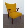 Danish Teak Boucle Chair